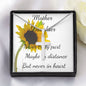 Mother Necklace - Mother Gift - Never Truly Part Mother's Day Necklace Mother's Day Artisan Crafted Cross Necklace