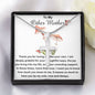 Bonus Mom Necklace, Other Mother Neckalce, Gift For Bonus Mom Second Mom Necklace Mother's Day Artisan Crafted Cross Necklace