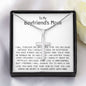 Mom Necklace, Mother-In-Law Necklace, Gift To My Boyfriend's Mom Necklace, Gift For Future Mother-In-Law Mother's Day Artisan Crafted Cross Necklace