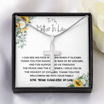 Mother-In-Law Necklace, Mother In Law Necklace Gift - Man Of My Dream Necklace From Your Daughter In Law Mother's Day Artisan Crafted Cross Necklace