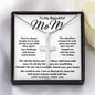 To My Beautiful Mom Necklace The Best Mom Anyone Could Wish For, Mother's Day Gift Necklace Mother's Day Artisan Crafted Cross Necklace