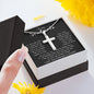 To My Soulmate - You Are My Life, My Love, And My Best Friend Mother's Day Necklace Mother's Day Artisan Crafted Cross Necklace