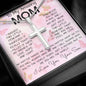To My Mom Necklace From Son Gift Ideas For Mother's Day Necklace Mother's Day Artisan Crafted Cross Necklace
