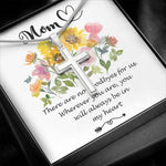Mother Necklace - You Will Always Be In My Heart - Mother's Day Necklace Mother's Day Artisan Crafted Cross Necklace