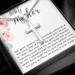 To Mom - Gentle Guidance Mother's Day Artisan Crafted Cross Necklace
