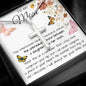 Mom Necklace Gift - To My Mom - Gift From Daughter - Mother's Day Necklace Mother's Day Artisan Crafted Cross Necklace