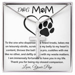 Mom Necklace - To My Dog Mom - Love You Always And Forever - Mother's Day Gift Mother's Day Artisan Crafted Cross Necklace