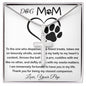 Mom Necklace - To My Dog Mom - Love You Always And Forever - Mother's Day Gift Mother's Day Artisan Crafted Cross Necklace