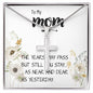 Mom Necklace Gift - Love You Always And Forever - Mother's Day Gift Mother's Day Artisan Crafted Cross Necklace
