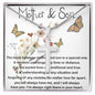 Mom Necklace, Mother and Son Gift, Gift For Mom From Son, Sentimental Gifts For Mom From Son,  Mother's Day Necklace Mother's Day Artisan Crafted Cross Necklace