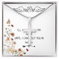 Mom Necklace - I'll Hold You In My Heart Mother's Day Gift Mother's Day Artisan Crafted Cross Necklace