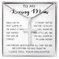 To My Loving Mom - Your Warmth Gve Me Comfort Mother's Day Gift Necklace Form Daughter Mother's Day Artisan Crafted Cross Necklace