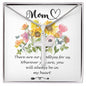 Mother Necklace - You Will Always Be In My Heart - Mother's Day Necklace Mother's Day Artisan Crafted Cross Necklace