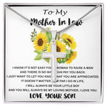Mom Necklace Gift - You Are Appreciated Necklace, Gift For Her, Mother's Day Gift To My Mom Necklace Mother's Day Artisan Crafted Cross Necklace