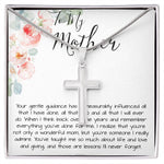 To Mom - Gentle Guidance Mother's Day Artisan Crafted Cross Necklace