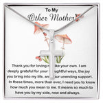 Bonus Mom Necklace, Other Mother Neckalce, Gift For Bonus Mom Second Mom Necklace Mother's Day Artisan Crafted Cross Necklace