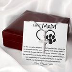 Mom Necklace - To My Dog Mom - Love You Always And Forever - Mother's Day Gift Mother's Day Artisan Crafted Cross Necklace