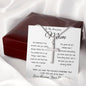 Mom Necklace - Gift for Mom from Daughter, Mother's Day Gift Mother's Day Artisan Crafted Cross Necklace