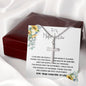Mother-In-Law Necklace, Mother In Law Necklace Gift - Man Of My Dream Necklace From Your Daughter In Law Mother's Day Artisan Crafted Cross Necklace
