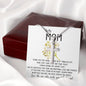 Mom Necklace Gift - To My Mom Necklace - Thank You For Giving Me The Best Things In Life Mother's Day Artisan Crafted Cross Necklace