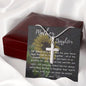 Mom Necklace Gift, Mothers's Day Necklace - Special Bond Mother's Day Artisan Crafted Cross Necklace