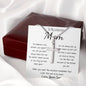 Mom Necklace - Gift for Mom from Son Mother's Day Artisan Crafted Cross Necklace
