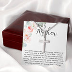 To Mom - Gentle Guidance Mother's Day Artisan Crafted Cross Necklace