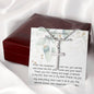 Mother-In-Law Necklace, Best Mother In Law Birthday Necklace, To My Mother In Law Necklace Mother's Day Artisan Crafted Cross Necklace