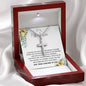 Mother-In-Law Necklace, Mother In Law Necklace Gift - Man Of My Dream Necklace From Your Daughter In Law Mother's Day Artisan Crafted Cross Necklace
