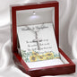 Mother Necklace - No Matter What - I Will Always Love You Mom Necklace Mother's Day Artisan Crafted Cross Necklace