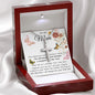 Mom Necklace Gift - To My Mom - Gift From Daughter - Mother's Day Necklace Mother's Day Artisan Crafted Cross Necklace