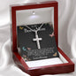 To My Bonus Mom Necklace Love Always Greatest Mother's Day Gift Necklace Mother's Day Artisan Crafted Cross Necklace