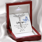 Mom Necklace - I'll Miss You Untill We Meet Again - Mother's Day Gift Mother's Day Artisan Crafted Cross Necklace