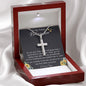 To My Future Mother In Law, Wedding For Her Mother's Gift Necklace Mother's Day Artisan Crafted Cross Necklace