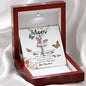 To My Mom Necklace, I'll Be By Your Side, To My Mom Gift Necklace Mother's Day Artisan Crafted Cross Necklace