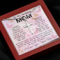 To My Mom Necklace From Son Gift Ideas For Mother's Day Necklace Mother's Day Artisan Crafted Cross Necklace