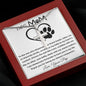 Mom Necklace - To My Dog Mom - Love You Always And Forever - Mother's Day Gift Mother's Day Artisan Crafted Cross Necklace