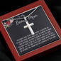 To My Bonus Mom Necklace, Thank You For Everything Mother's Day Gift For Mom Mother's Day Artisan Crafted Cross Necklace