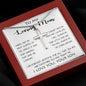 To My Loving Mom - Your Warmth Gve Me Comfort Mother's Day Gift Necklace Form Son Mother's Day Artisan Crafted Cross Necklace