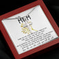 Mom Necklace Gift - To My Mom Necklace - Thank You For Giving Me The Best Things In Life Mother's Day Artisan Crafted Cross Necklace