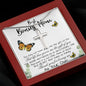 Stepmom Necklace, To My Bonus Mom Gift Neckalce, Thank For You Loving Me As Your Own Mother's Day Artisan Crafted Cross Necklace