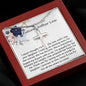 Mother-In-Law Necklace, Necklace Gift For Future Mother-In-Law From Future Son-In-Law, To My Future Mother-In-Law Mother's Day Artisan Crafted Cross Necklace