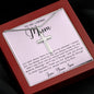 Gift For Mom From Son To My Caring Mum Necklace, Gift For Mother's Day Jewelry Mother's Day Artisan Crafted Cross Necklace