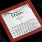 Mom Necklace, Mother-In-Law Necklace, Necklace Gift To My Boyfriend's Mom Gift, Future Mother-In-Law Necklace Mother's Day Artisan Crafted Cross Necklace