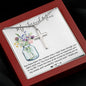 Mom Necklace, Bonus Mom Necklace Gift For Stepmom Necklace Mother's Day Artisan Crafted Cross Necklace