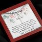 Mom Necklace, To My Mom Necklace Card – Alluring Beauty Necklace – Jewelry For Mom Gifts Mother's Day Artisan Crafted Cross Necklace