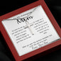 Mom Necklace - Gift For Mom From Son - You Have Been My Biggest Champion Mother's Day Gift Mother's Day Artisan Crafted Cross Necklace