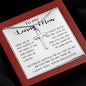 To My Loving Mom - Your Warmth Gve Me Comfort Mother's Day Gift Necklace Form Daughter Mother's Day Artisan Crafted Cross Necklace