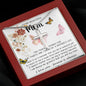 Mom Necklace Gift - To My Mom - Twists & Turns Gift Set Mom Necklace Mother's Day Artisan Crafted Cross Necklace