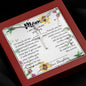 To My Mom Neckalce - Thank You For Sacrifices You Make Every Day Mother's Day Gift Mother's Day Artisan Crafted Cross Necklace